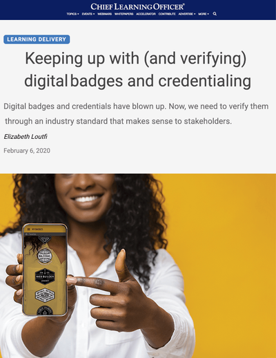 Keeping Up With and Verifying Digital Badges and Credentialing image