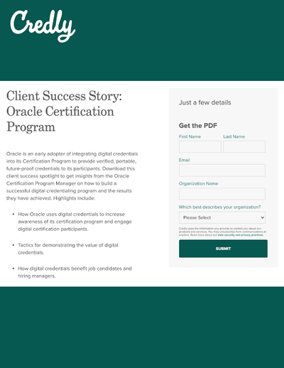 GATED CONTENT: Oracle Certification Program Customer Success Story image